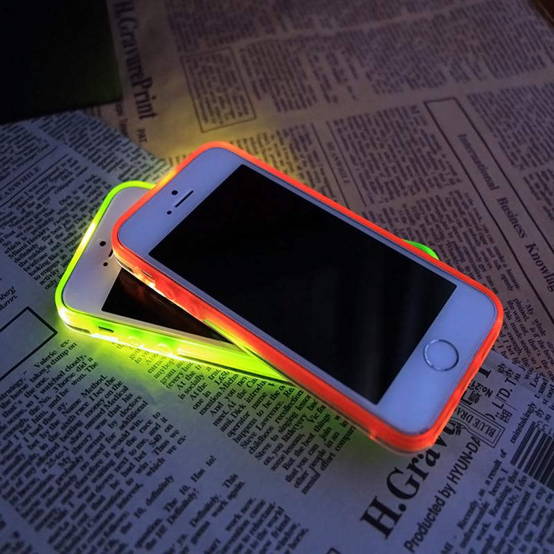 Call LED Transparent Back Case Cover for iPhone 6 plus eBay