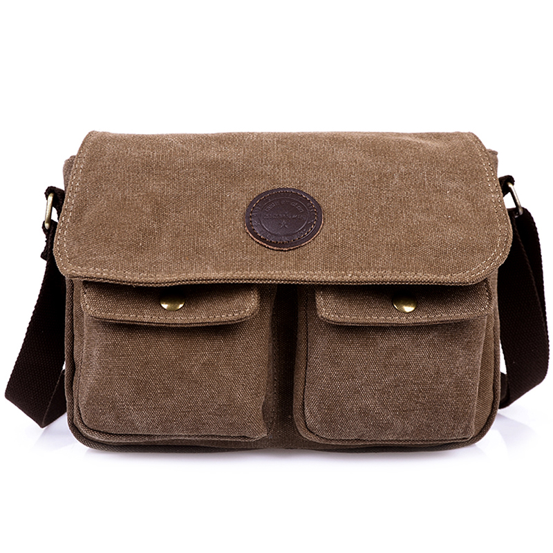 Cool Vintage Canvas Shoulder Messenger Bag Casual Retro Sports Satchel