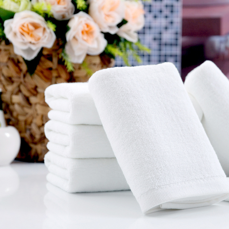 1 x New White Soft Cotton Hotel Bath Towel Washcloths Travel Hand