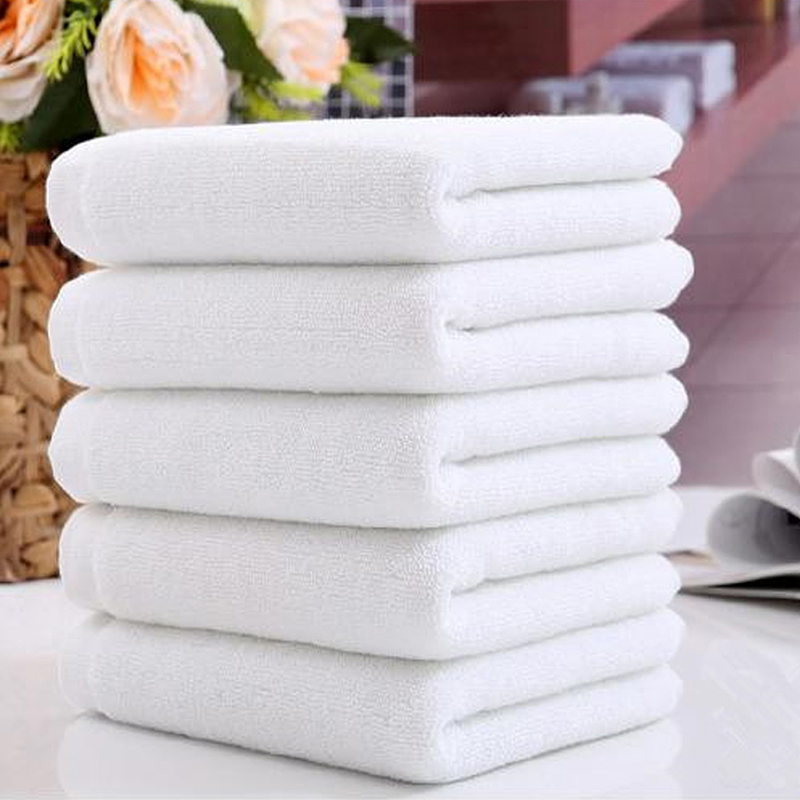 1 x New White Soft Cotton Hotel Bath Towel Washcloths Travel Hand