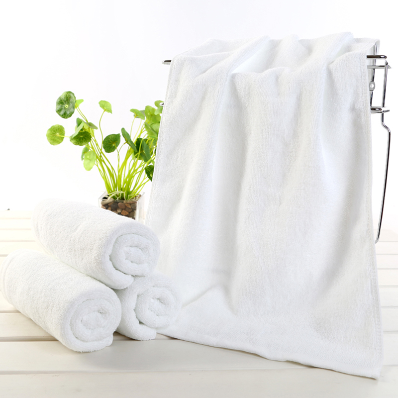 1 x New White Soft Cotton Hotel Bath Towel Washcloths Travel Hand