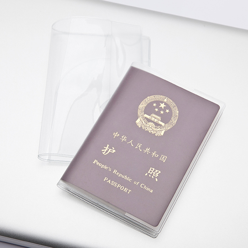 New Clear Transparent Passport Cover Holder Organizer ID Card Protector