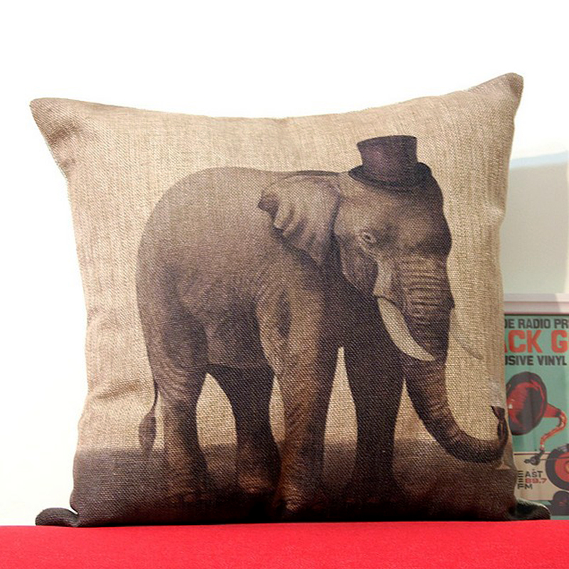 Vintage Cotton Linen Throw Sofa Pillow Case Pillowcases Cushion Cover