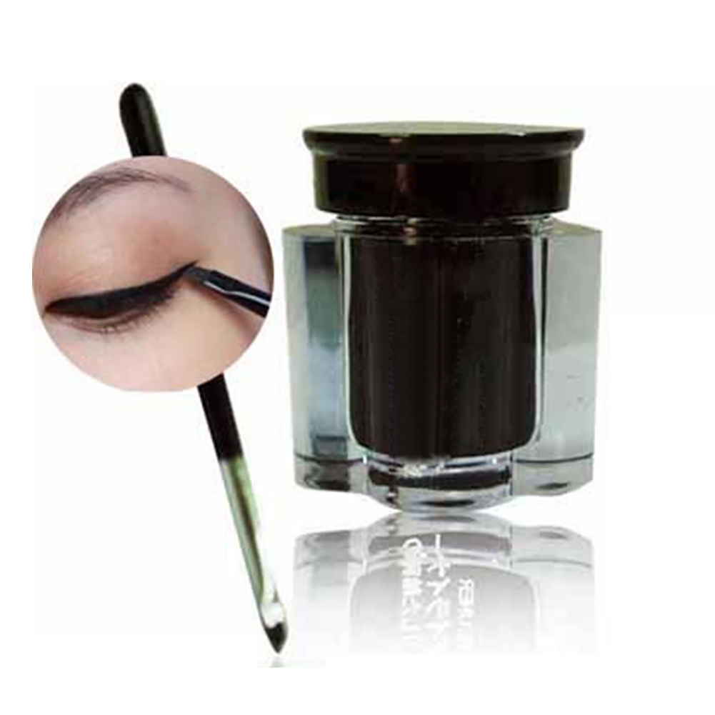 PRO BLACK WATERPROOF Eye Liner Eyeliner Gel Makeup Cream Cosmetic