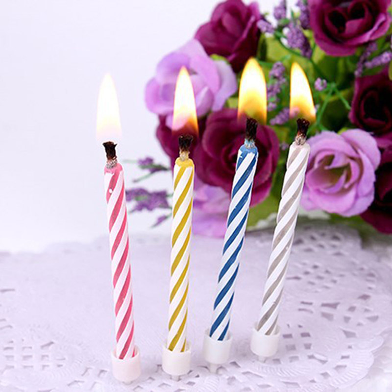 10pcs Magic Relighting Candle Relight Birthday Party Fun Trick Cake