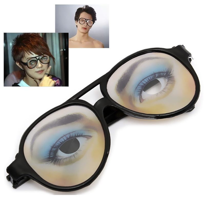 FUNNY EYE GLASSES JOKE KIDS COSTUME ACCESSORY BIG FRAME NOVELTY FANCY