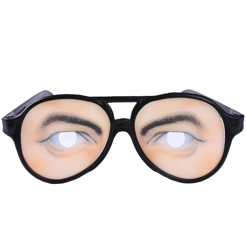 FUNNY EYE GLASSES JOKE KIDS COSTUME ACCESSORY BIG FRAME NOVELTY FANCY