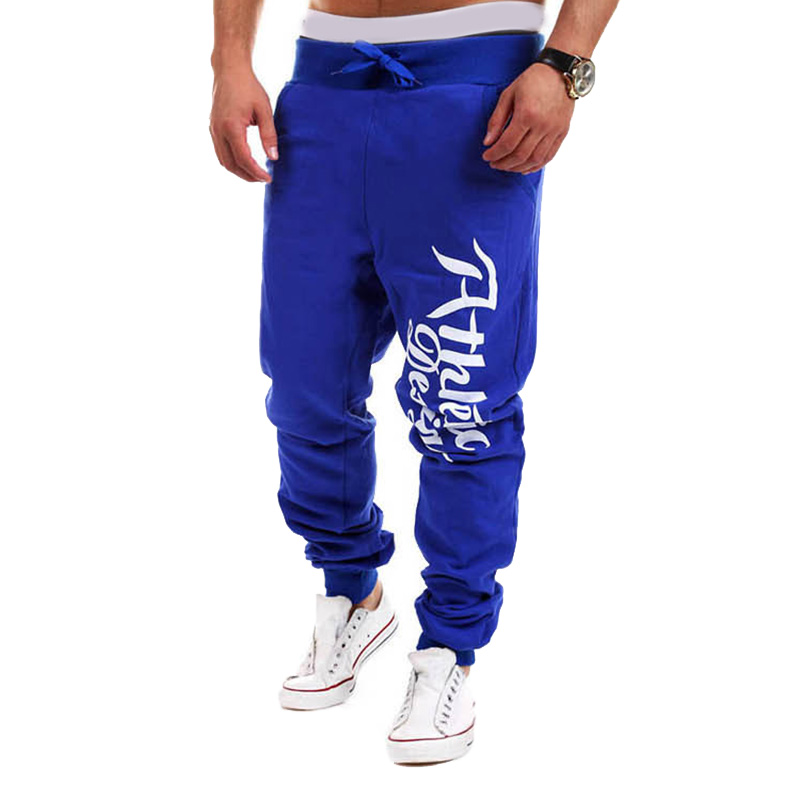 blue baggy joggers