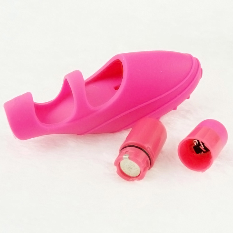 1 Waterproof Finger Sleeve Vibrator Massager G Spot Clitoral