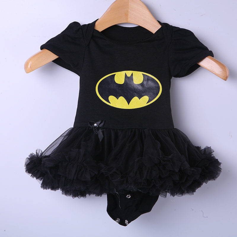 Newborn Infant Baby Girl Batman Romper Bodysuit Dress Clothes Photo Outfits Set eBay