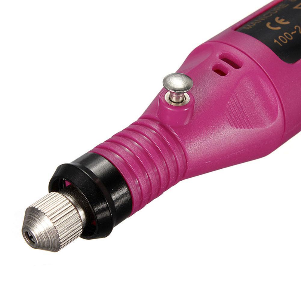 Nail Art Electric Nail Drill Sander Sanding UV Gel Lime Tip Bits 6 KIT