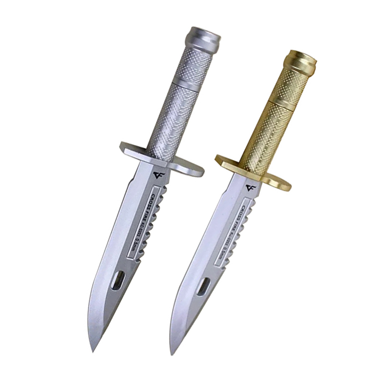 2pcs Novelty Ballpoint Pen Knife Shape Dagger Writing Instrument