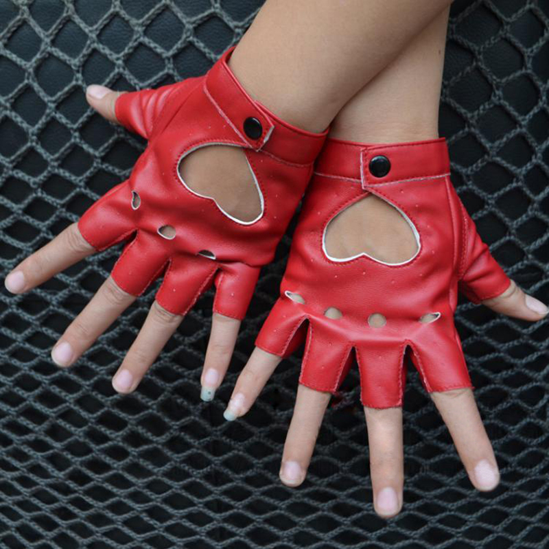 Motorradhandschuhe Ohne Finger 1 paar damen fingerlose lederhandschuhe driving tanz Motorradhandschuhe Ohne Finger 1 paar damen fingerlose lederhandschuhe driving tanz