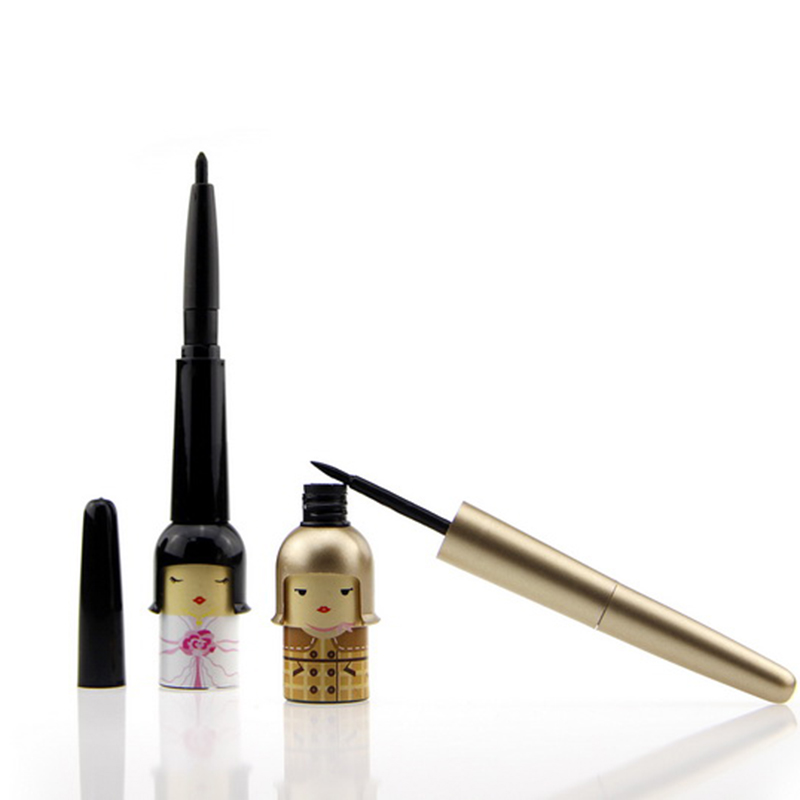 Cute Japanese Doll BLACK Waterproof Liquid Eyeliner Pen Make Up
