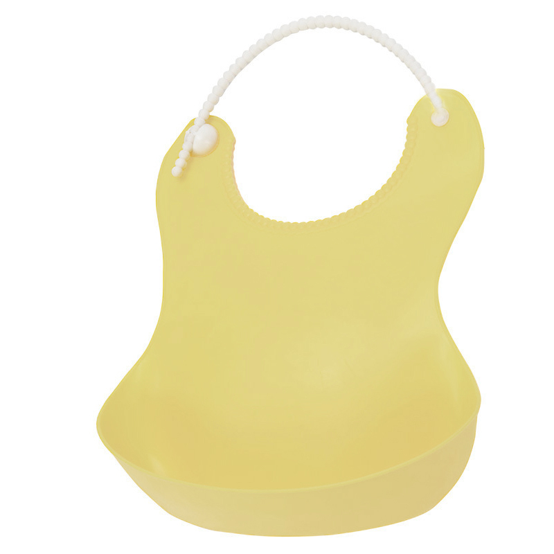 Waterful Baby Bibs High Elastic Soft Plastic Bib with Food Catcher Baby