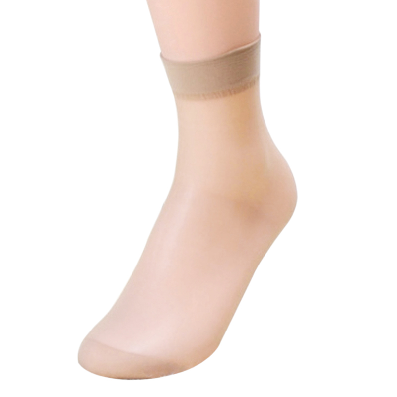 10 Pairs Sexy Women's Girl Ankle Low Cut Socks Ultra Thin Silk Short