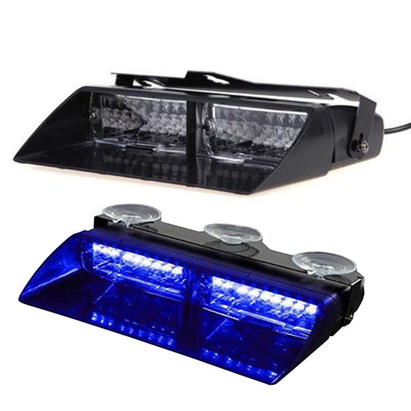New Car 16 LED Red/Blue/Yellow Police Strobe Light Dash Emergency
