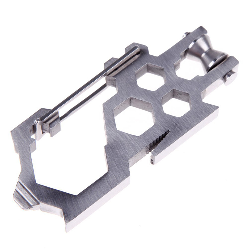 New Pulley system Paracord Biner MultiTool Carabiner StainlessSteel Biner