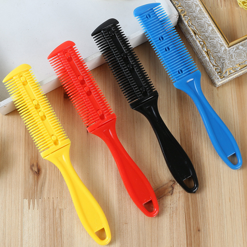 Barber Scissor Hair Cut Styling Razor Magic Blade Comb Hairdressing