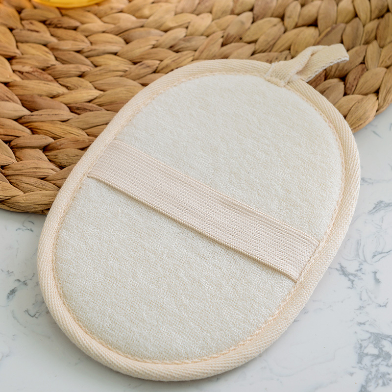 Natural Bamboo Luffa Loofah Scrub Exfoliating Loofah Bath Shower Wash Sponge Pad