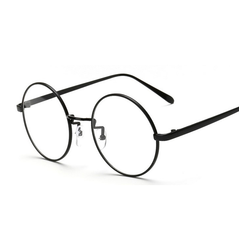 Unisex Round Metal Frame Clear Lens Vintage Retro Geek Fashion Glasses Specs Ebay