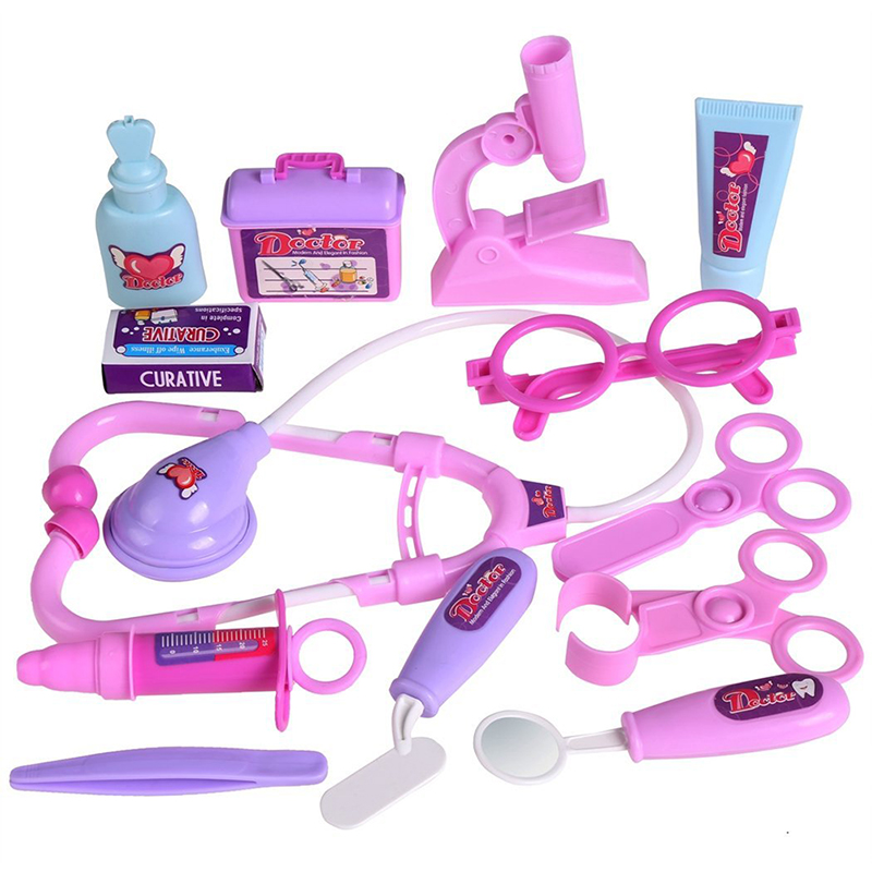 New Girl Nurse Doctor Pretend Play Toy Medical Kit Play Set Junior Kids