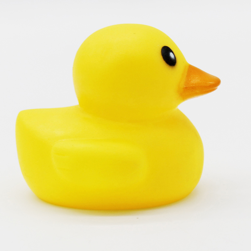 Rubber Yellow Duck Pet Dog Chew Sound Squeaker Toy Squeeze Screaming