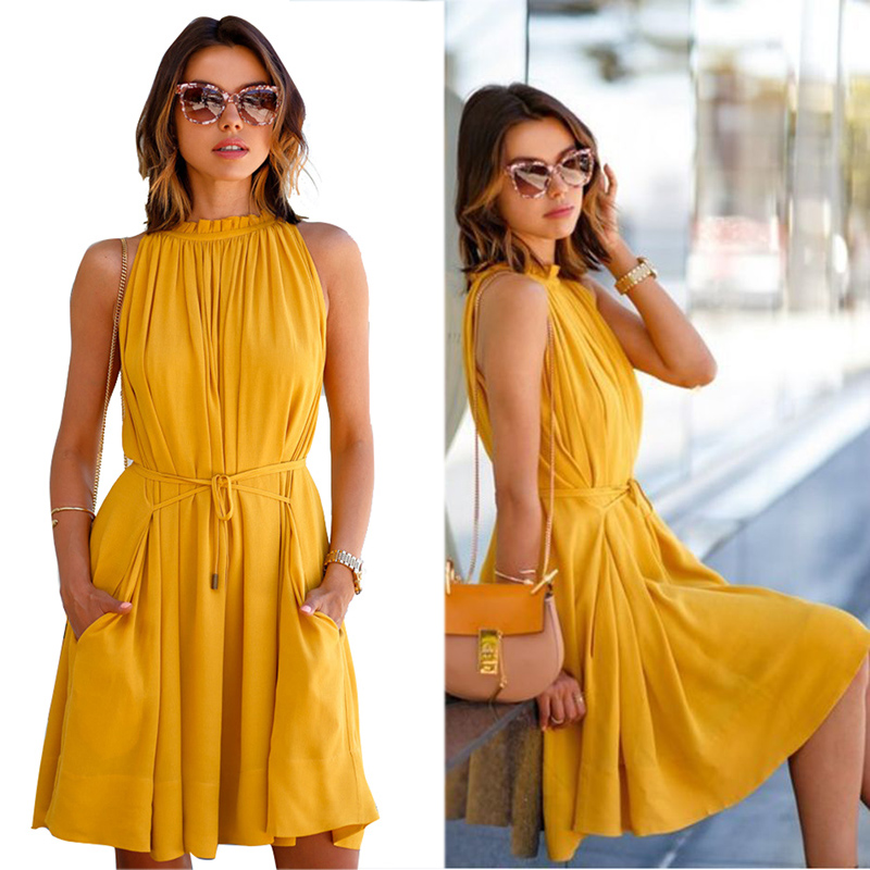 Sexy Women Summer Boho Long Maxi Evening Party Dress Beach Dresses Chiffon New 2183