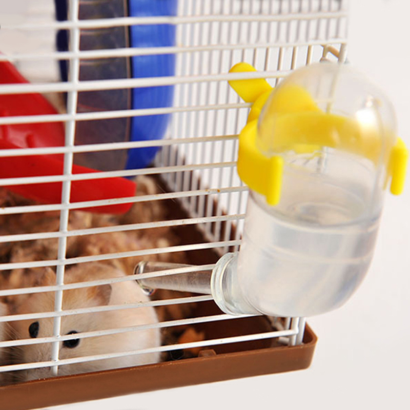 New Hamster Water Bottle Holder Dispenser With Clip Cage Hanger for