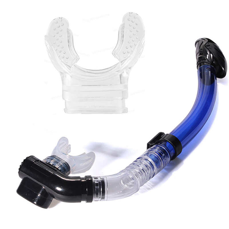 Transparent Silicone Scuba Diving Dive Tube Snorkel Mouthpiece