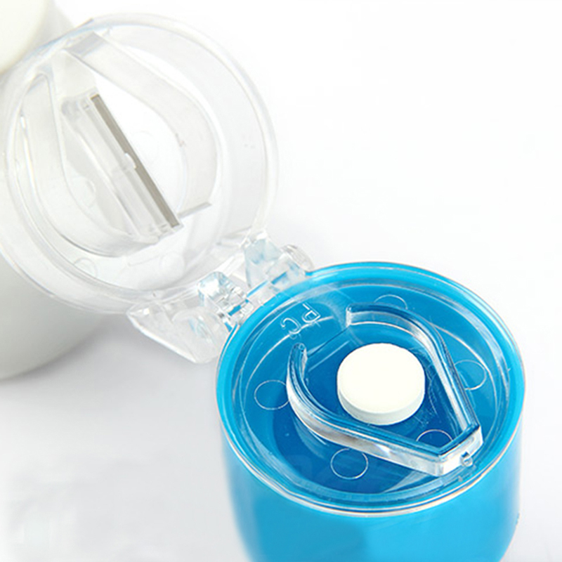 Tablet Crusher Splitter And Medicine Storage Box Easy Pill Cutter Grinder New eBay