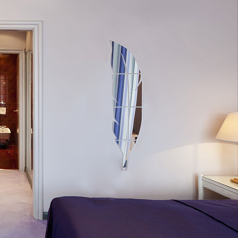 New Removable Home Mirror Wall Stickers Decal Art Vinyl Room Decor DIY