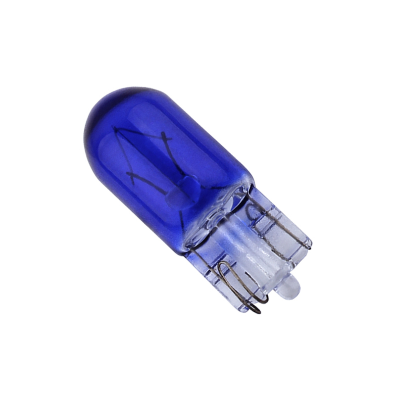 10pcs 5W Halogen T10 194 168 W5W Bulbs Blue Car Signal Interior Light