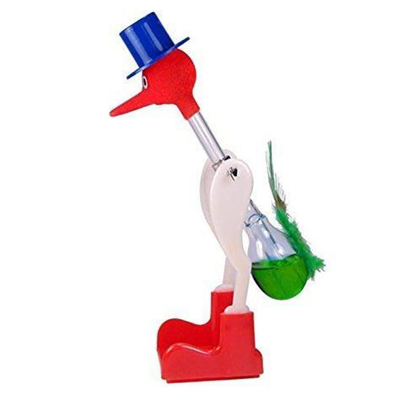 Drinking Water Bird Dippy Lucky Novelty Happy Duck Bobbing Toy Retro