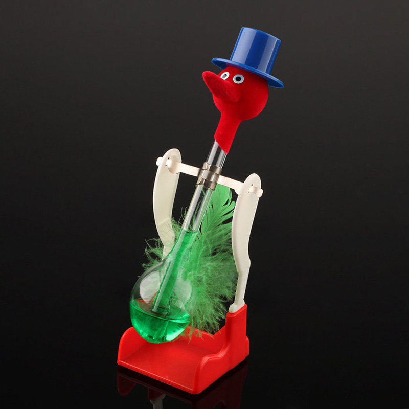 Drinking Water Bird Dippy Lucky Novelty Happy Duck Bobbing Toy Retro