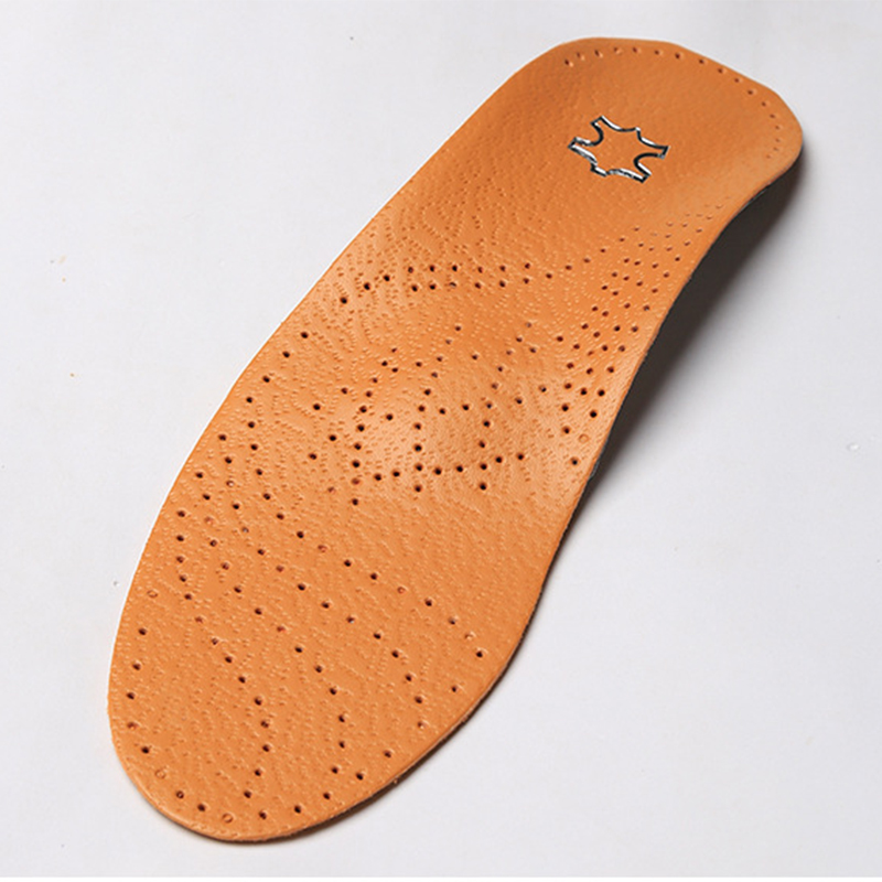 Leather Latex Insole Orthopedic Orthopedic Instep Arch Support Flat Shoe Pad Mat