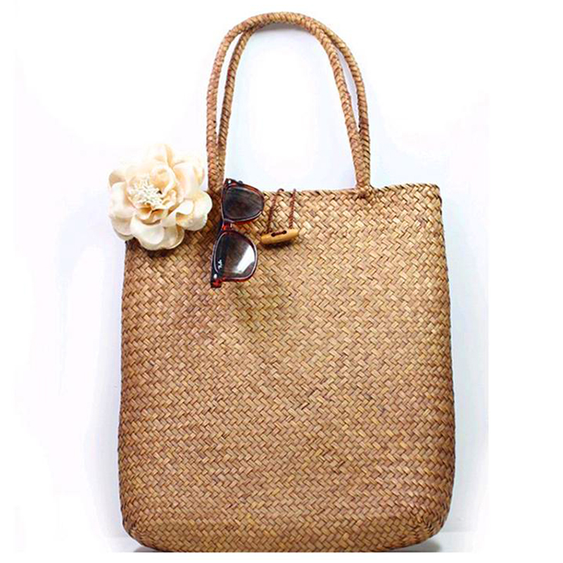 New Fashion Womens Summer Paper Straw Large Tote Bag Beach Shoulder Bag