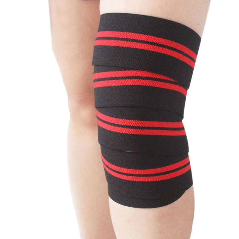 New Knee Support Gym Weight Lifting Bands Bandage Wrap Compression