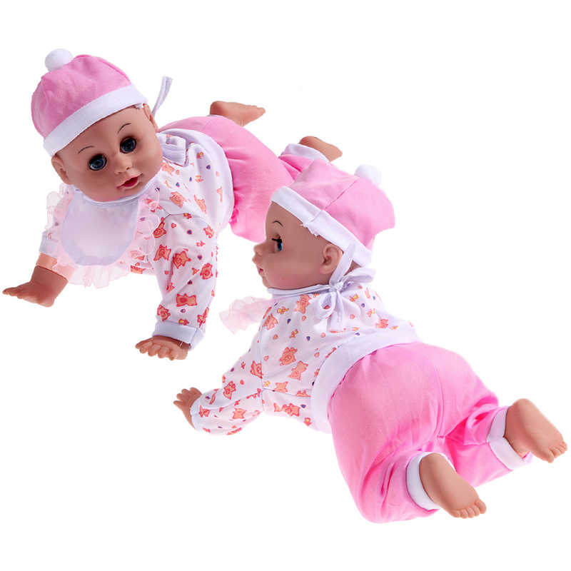 crawling baby doll toy