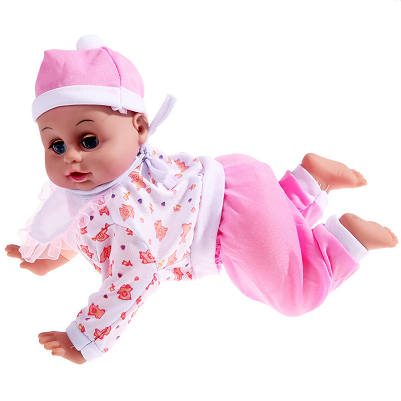 crawling baby doll toy