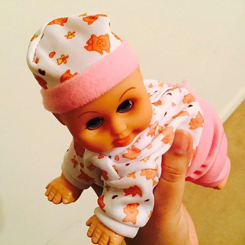 crawling baby doll toy