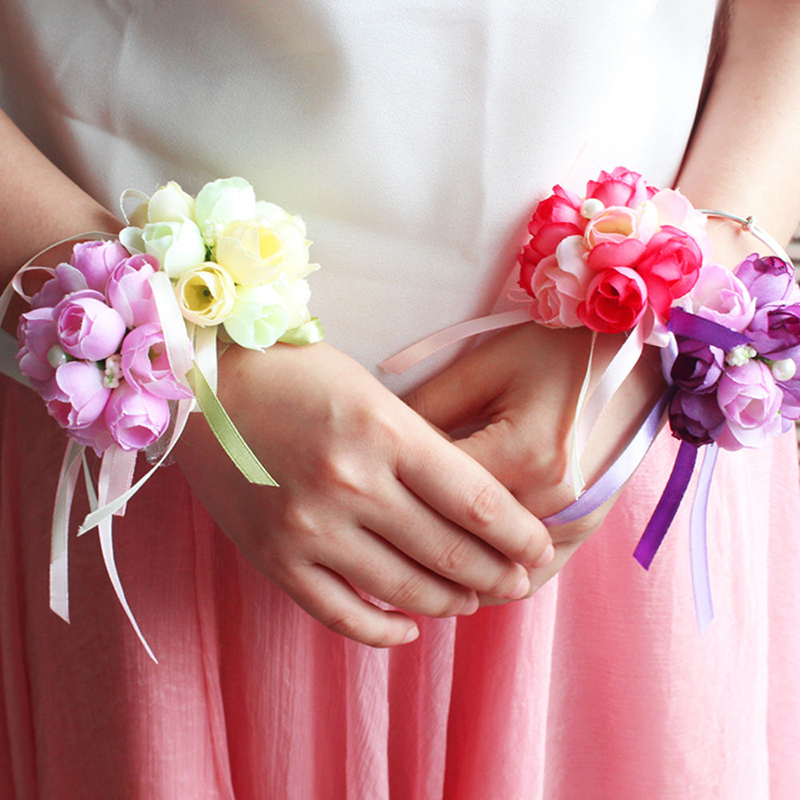 wrist-corsage-bracelet-sisters-bridesmaid-wedding-party-hand-flowers