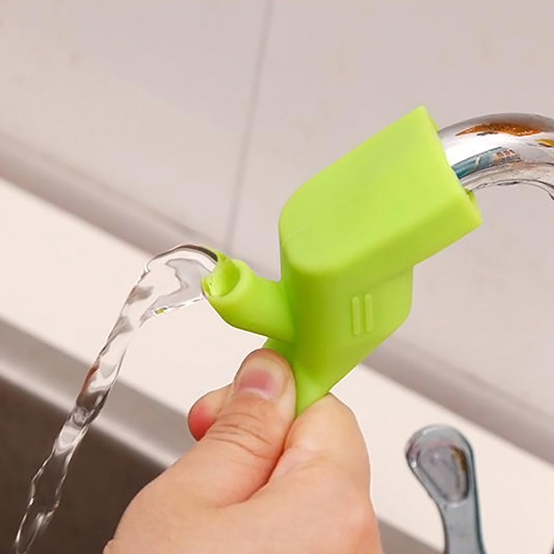 Fountain Rubber Tap Kitchen & Home Water Faucet Extender for Kids