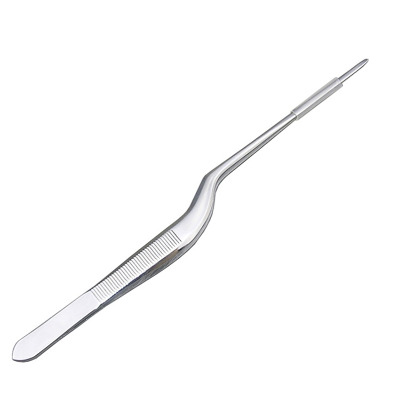 New Pro Stainless Steel Tweezer Ear Forceps Ears Extra Long Rust Free