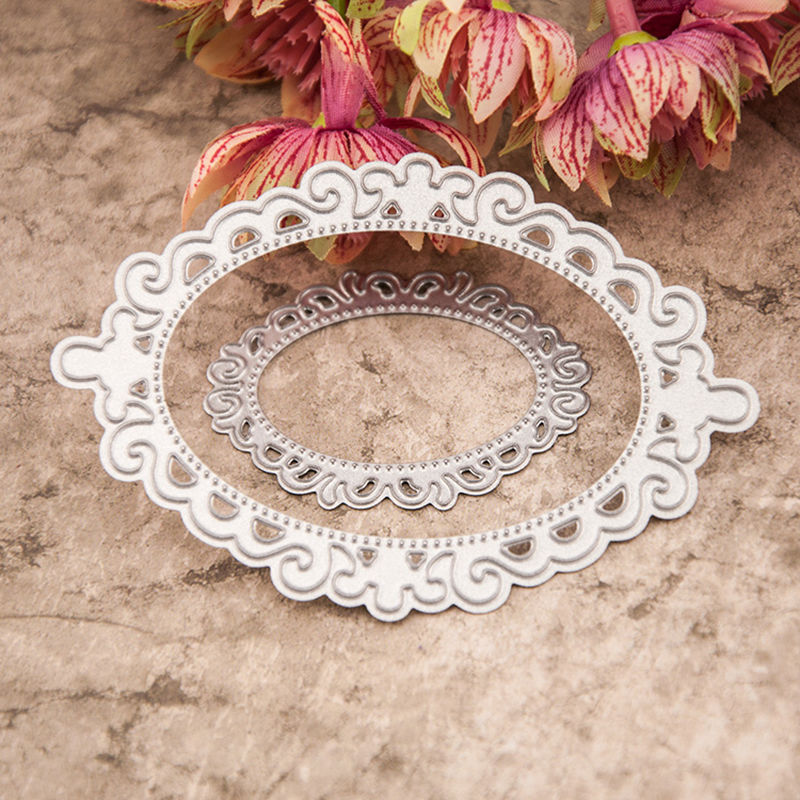 2PCS New Design Metal Die cutting For DIY Scrapbook etched Greeting