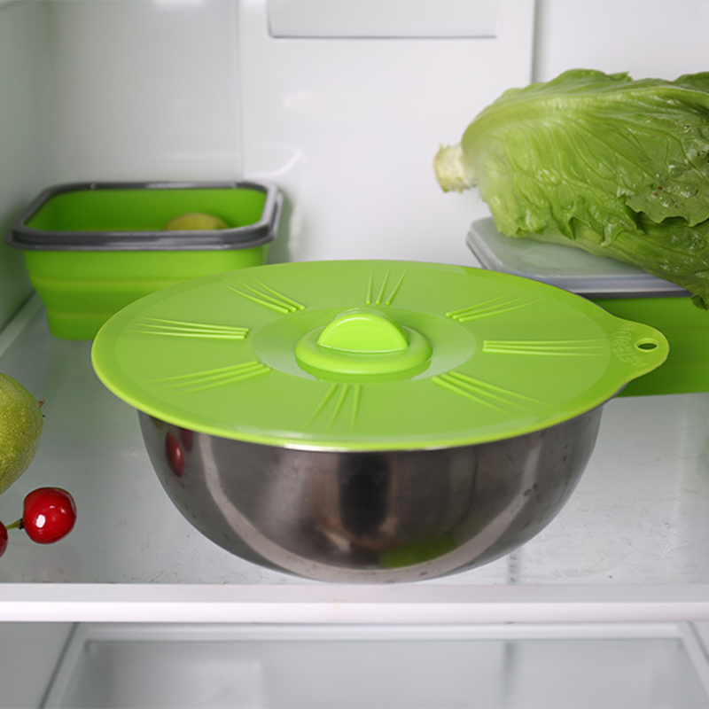 Green Microwave Splatter Covers Cooking Food Guard Screen Lid Reusable