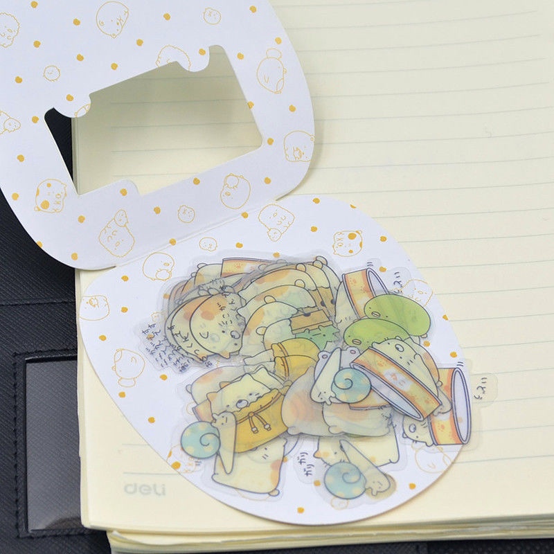 50 Pcs Japanese Cute Sticker Flakes Bag Sack Anlimals DIY Scrapbooking Craft New