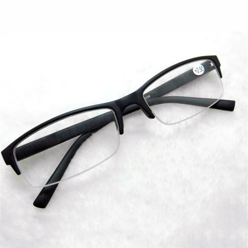 New Designer Spring Hinge Temple Half Rimless Reading ...