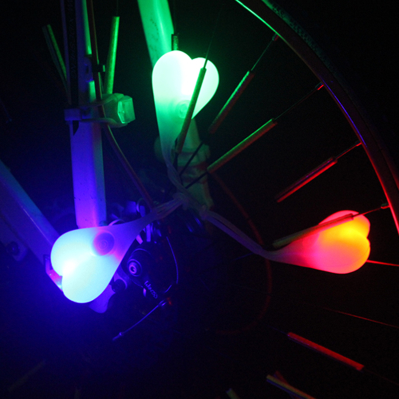 Bike BallsKreativ Herzform Fahrrad Ballz Dicke Eier LED Licht Blitz LED eBay