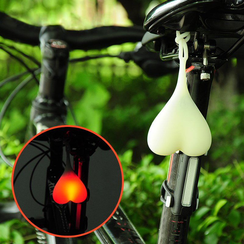 Bike BallsKreativ Herzform Fahrrad Ballz Dicke Eier LED